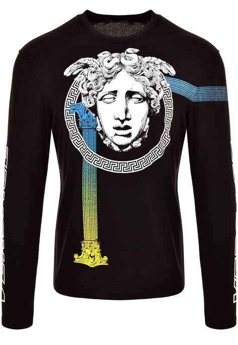 show me versace shirts|Versace long sleeve t shirts.